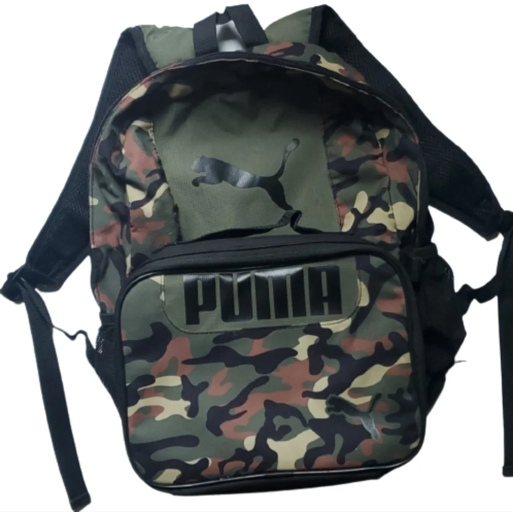 PUMA Kids School Backpack & Attachable Lunch Box